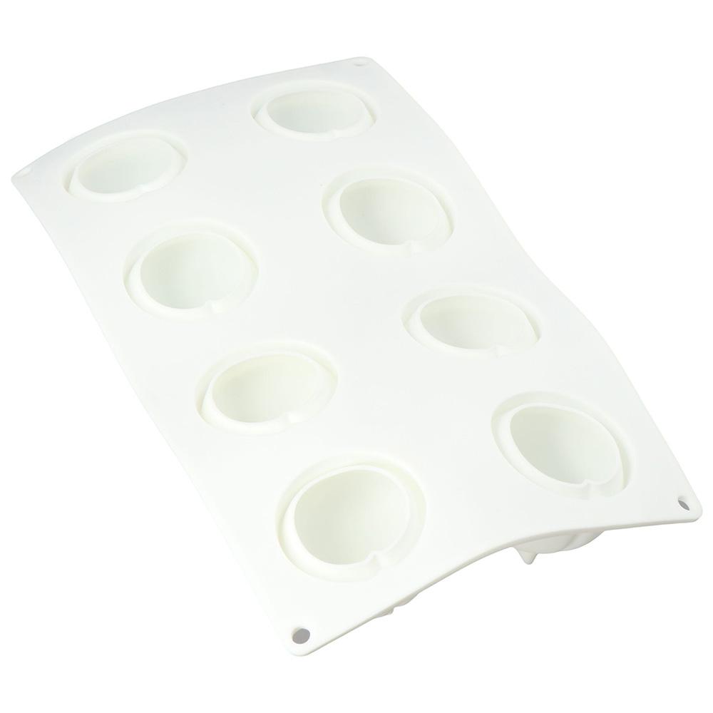 29.5*17cm 8Cavity 3D Peach Silicone Mould Silicone 3D Silicone Baking Mould Soap