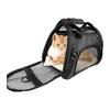 Carry bag, pet carrier, for cats and small dogs, shoulder bag, 5kg load capacity, breathable, foldable, going out, traveling, going to the hospital,
