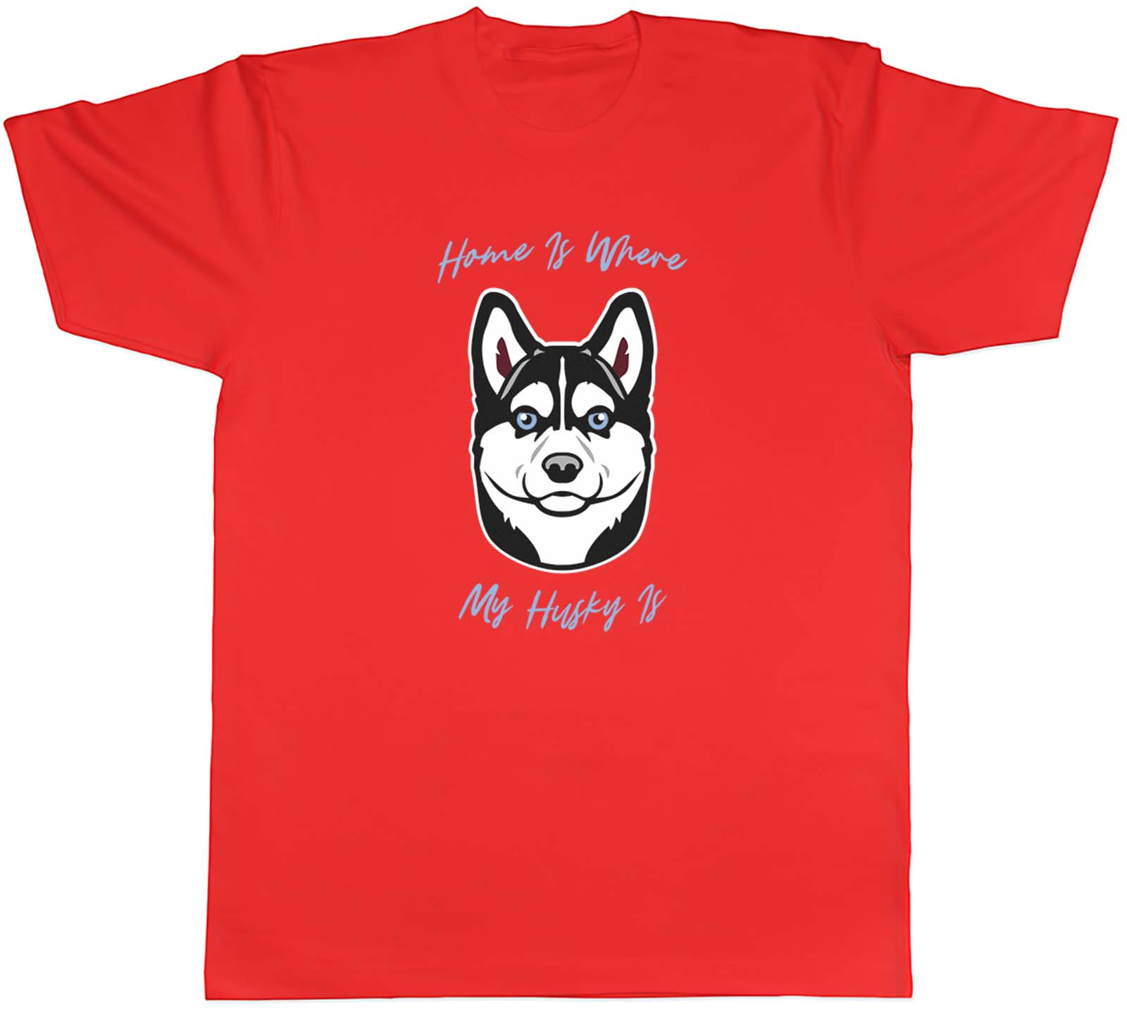 Pet Dog Lover Unisexs TShirt Home is where my Husky is Tee Gift S