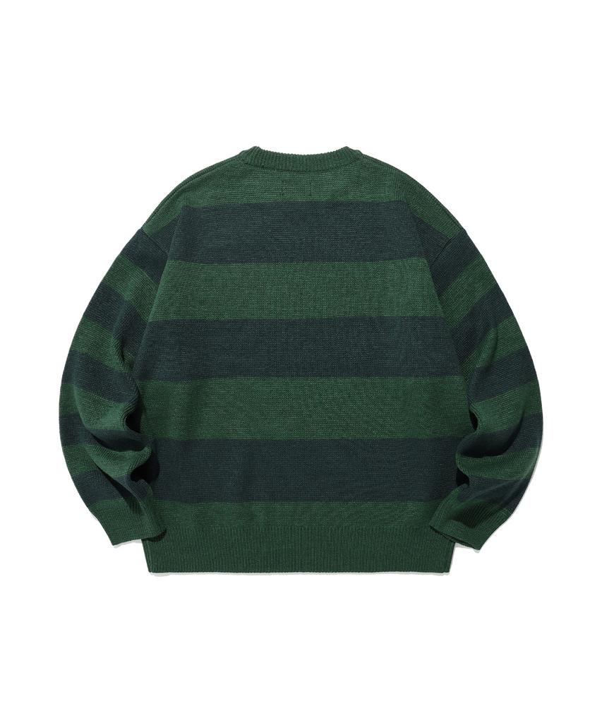 NICEGHOSTCLUB Stripe Psycho Knit_Green(Ng2Efuk600A)