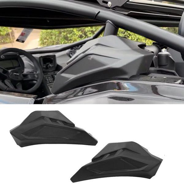 1 Pair Black ABS Rear Rack Fender Cover for Can Am ATV