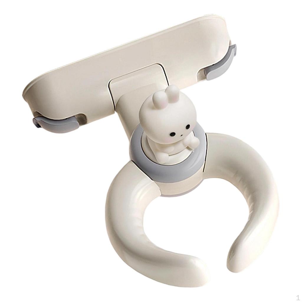 Bath Stand Hug Portable Ergonomical Sounding Toy Smooth Handles Strong Suction Cups for Bathtub