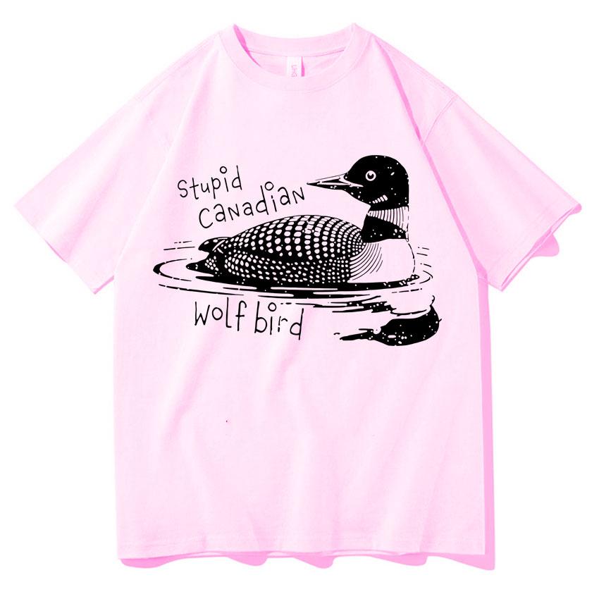 Heated Rivalry Funny Meme Graphic Oversized T Shirts Men Women Stupid Canadian Bird T Shirts Pop Casual Humor Tshirt Streetwear