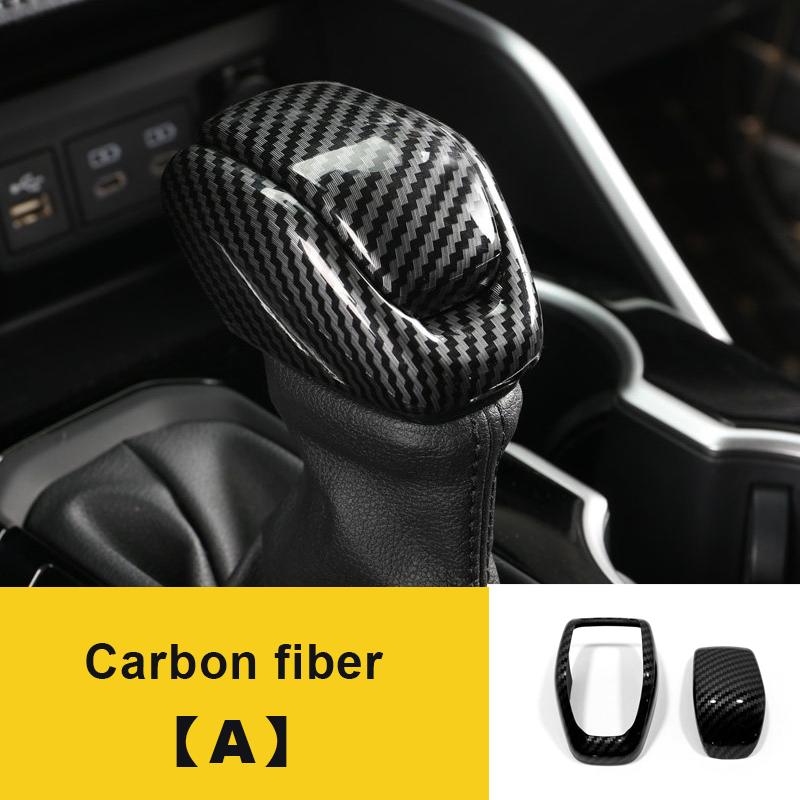 For Toyota RAV4 XA50      2024 RAV 4 Hybrid ABS Car Central Console Gear Head Shift Knob Handle Cover Trim