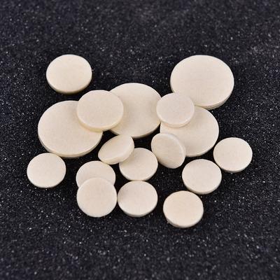 17Pcs Clarinet Key Pads White Musical Woodwind Wind Music Instrument Replacement