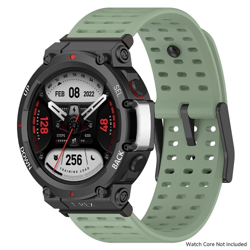 Breathable Silicone Strap for Huami Watch Amazfit T-Rex 3 T-Rex2 Sport Band for Amazfit T-Rex Pro/ultra Martwatch Bracelet