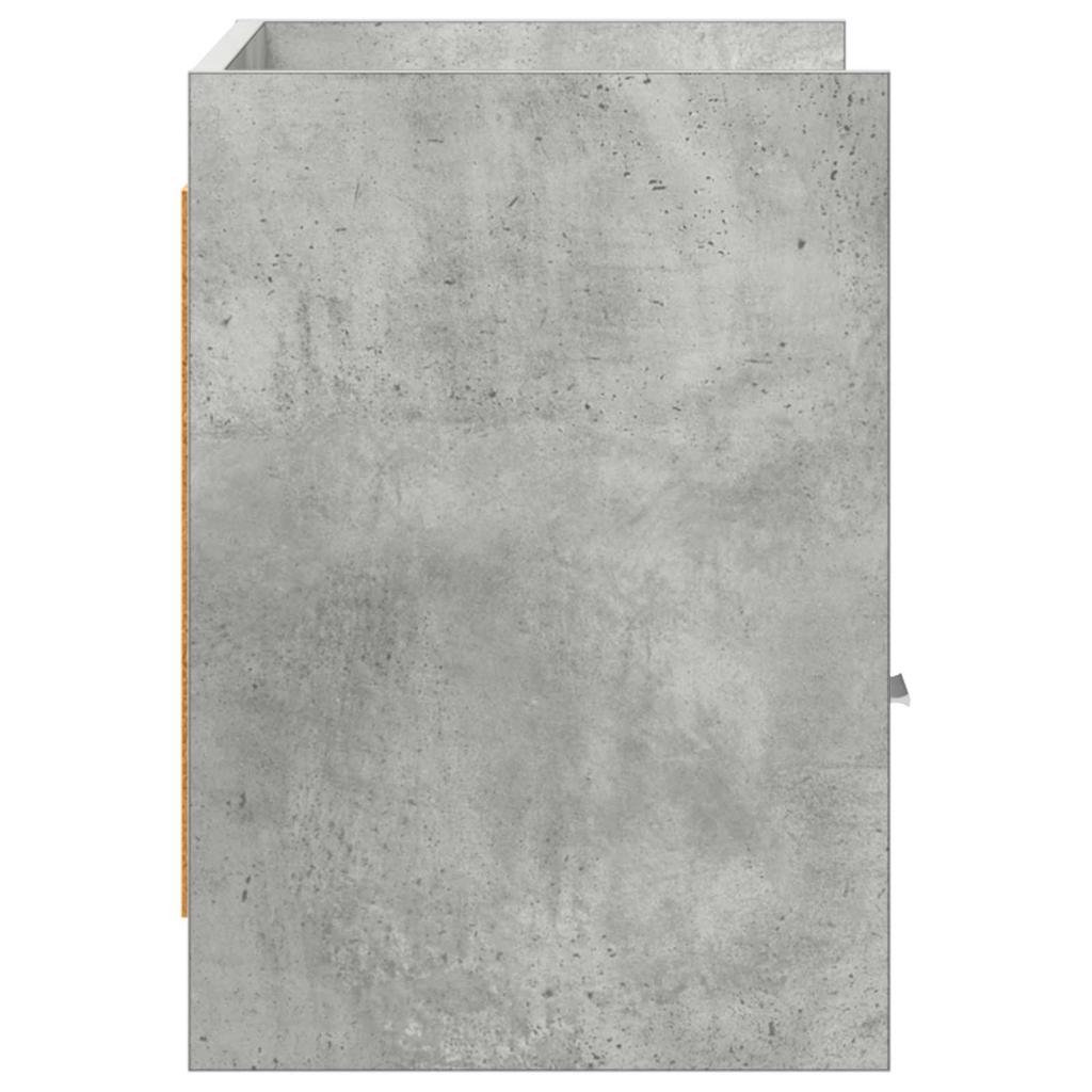 TV Stand 71.5 x 33 x 47 cm Concrete Grey Particleboard
