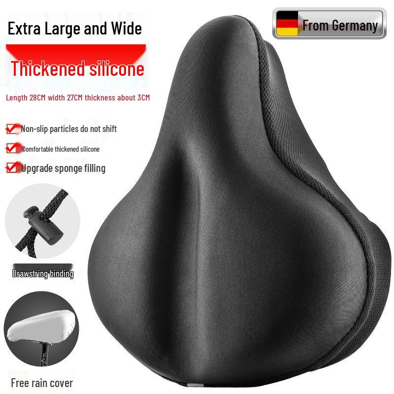 

Универсальный Супермягкий Силиконовый Чехол на Велосипедное Сиденье - Увеличенный, Расширенный для Комфорта на Велотренажерах Soft Comfort