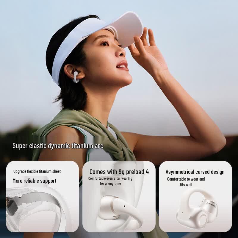 Shokz OpenDots 2 Ear-Clip Open-Ear Bluetooth Sports Headphones