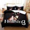 Kpop Hellsing Alucard Bedding Set 3 Piece Duvet Cover Set Gothic Vampire Bedroom Decor All Sizes For Kpop Fans