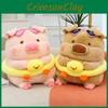 Cartoon Plush Toy Pig With Swimming Ring Cute Animal Soft Doll Gift For Kids