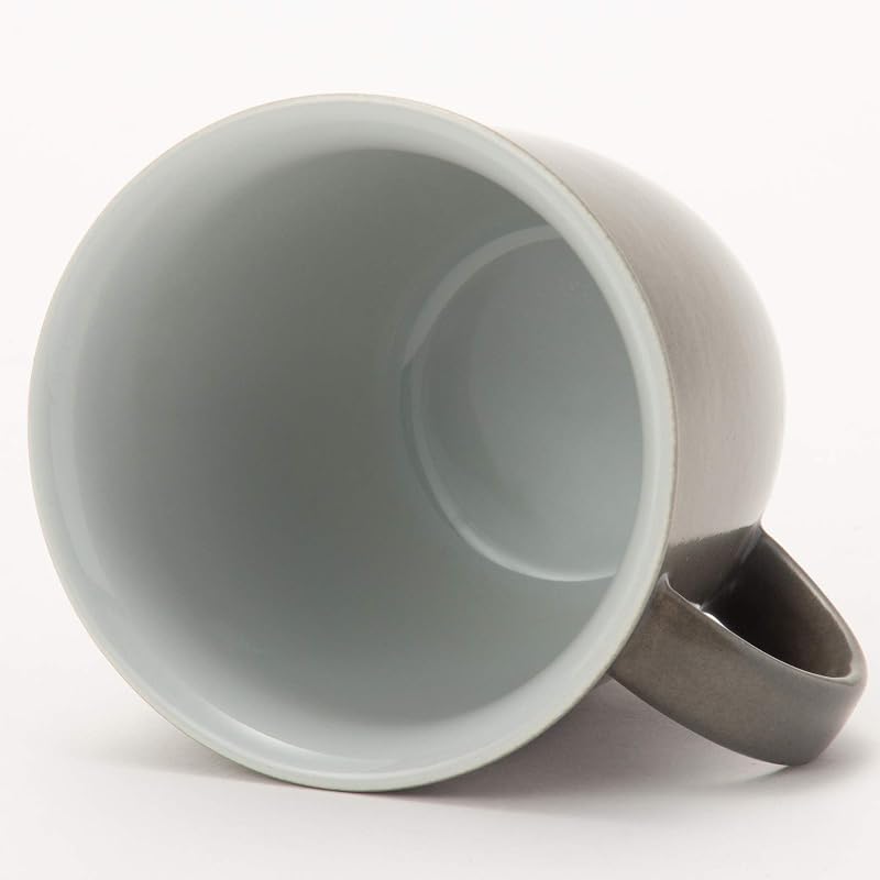 MIKASA Mug, Gray, 9cm Diameter X 9cm Height, 320ml, Microwave, Dishwasher, and Oven Safe, T-784068
