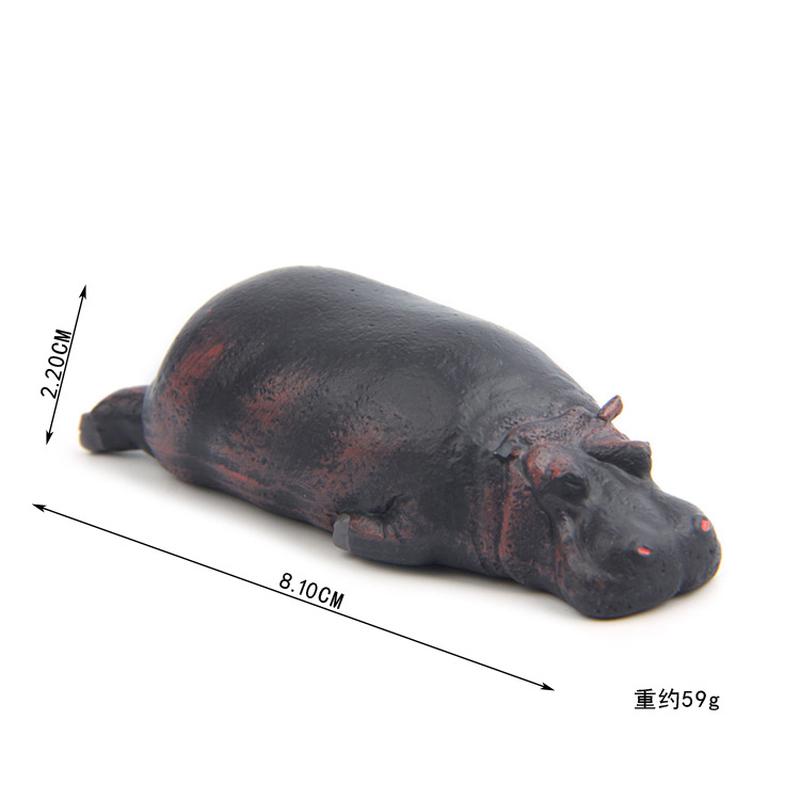 Niedliches Tier, schlafende Tierpuppe, Zoo-Korkfigur, Kühlschrankaufkleber