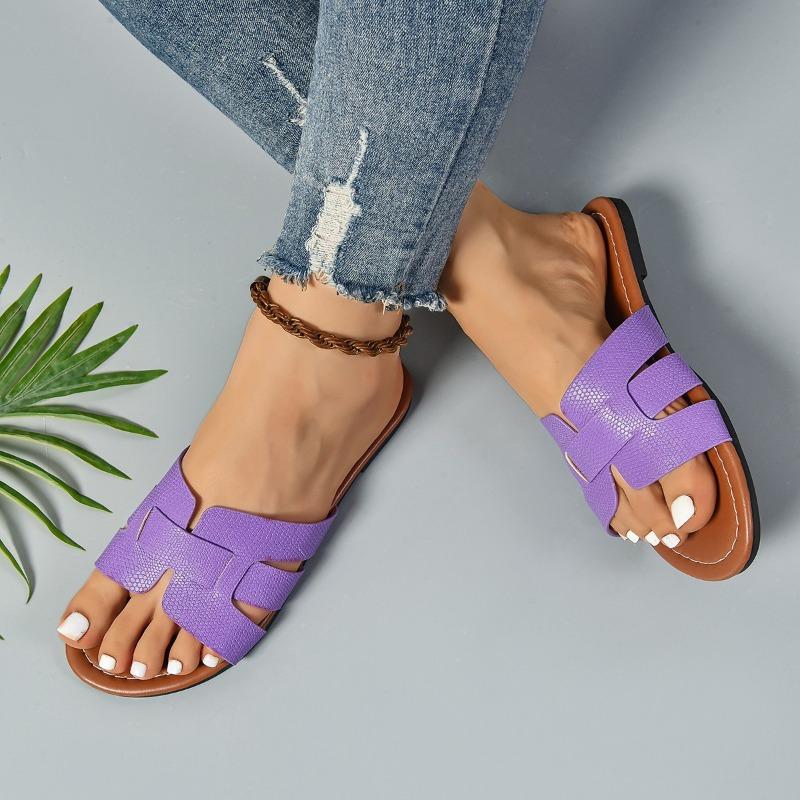 Móda Léto Nové Dámské Pantofle Ploché dno Neklouzavé Venkovní Otevřená špička Pláž Dámské Sandály Sexy Módní Design Skluzavky Dámské Boty