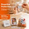 800Pcs Clear Printing Choking Warning Stickers Safety Warning Decals  Plastic Packaging Bags
