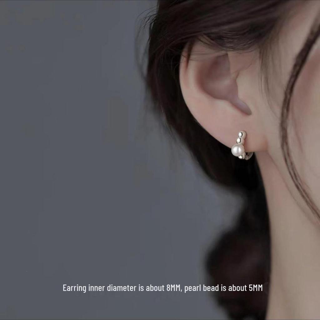 2024 New Style Pearl Earrings | 925 Sterling Silver Studs | Light Luxury Women's Jewelry
