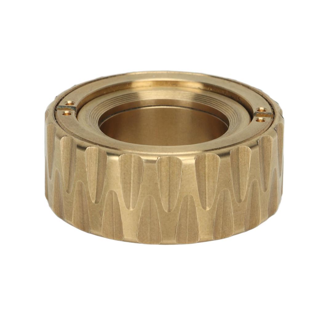 Mechanic Ratchet Ring Rotating Toy Adult Office Metal Stress Relief Fingertip Slider Sensory Toy
