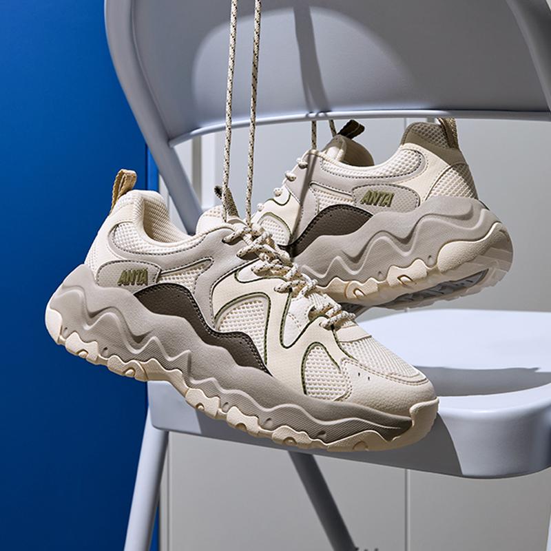 Anta Star Rock Fashion Trendy Versatile Wear-Resistant Lightweight Low-Top Casual Shoes Men sneaker Fish-Belly-White 912528891-4