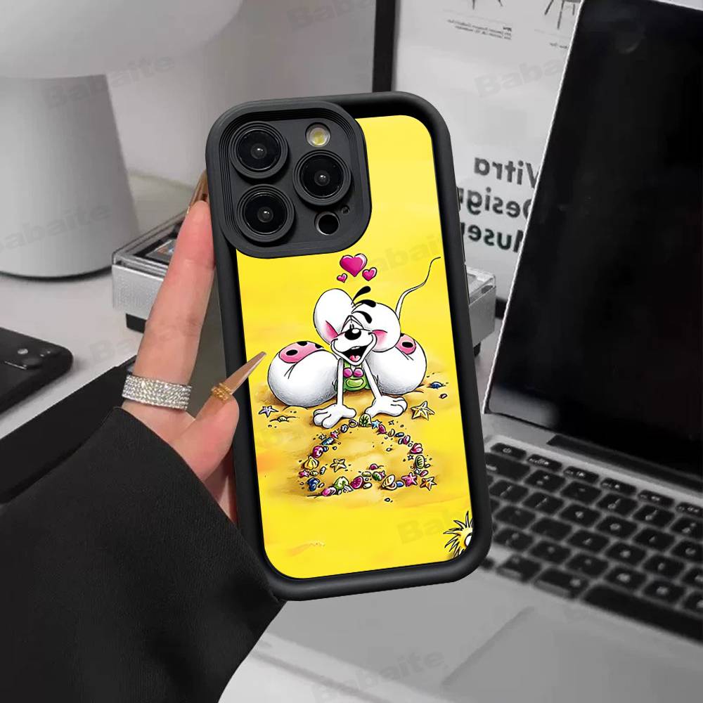 Cartoon D-Diddl Phone Case For IPhone 17 16 15 14 13 12 11 Pro Max Plus Silicone Shockproof Case
