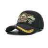 Unisex Versatile Duckbill Cap: Solid Color Embroidered Baseball Hat for Large Head Circumference