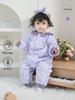 Cozy Padded Cotton Jumpsuit for Babies: Thick, Soft One-Piece for Newborn Boys & Girls – Perfect for Outdoor Crawling.