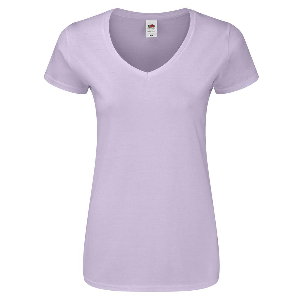 Fruit of the Loom Womens/Ladies Iconic 150 V Neck T-Shirt
