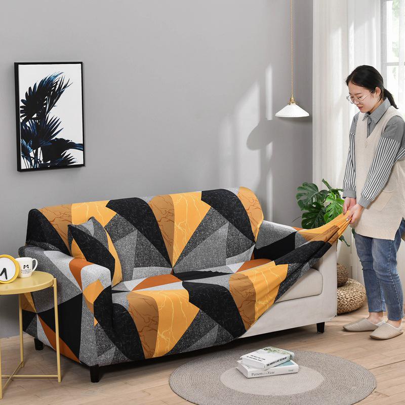 Multisize Stretch Sofa Slipcover: Fits Single To Four Seater