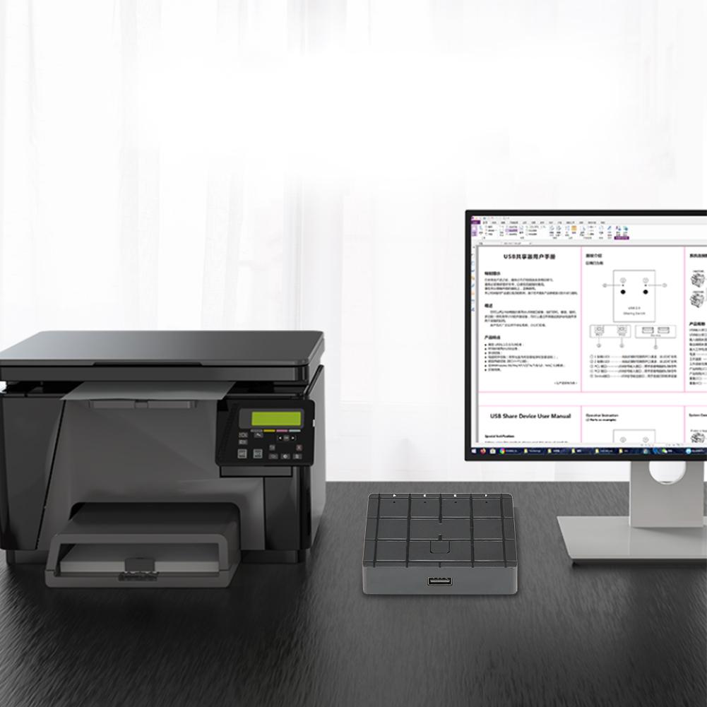 USB Splitter 4 in 1 out Umschalter Computerzubehör für Windows 98   ME   2000   XP   Windows 7   Windows 8.1