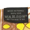 HERMES Horse pattern Twilly Twilly Twilly Scarf silk Orange