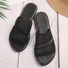 European and American mesh slippers flat bottom foreign trade large size casual mesh sandals 2025 summer breathable cool slippers