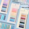 Morandi Semi-transparent Index Tabs - Student Study Labels PET Sticky Notes