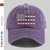 pc Vintage American Flag Lobster Season Theme Baseball Cap Lightweight Breathable Suitable for Spring Summer Design Sun Hat Tr