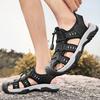 Sandalen Herren Tide Sommer neuer Stil Leder Zehenkappe Outdoor Freizeit Sport hohle Sandalen Strandschuhe