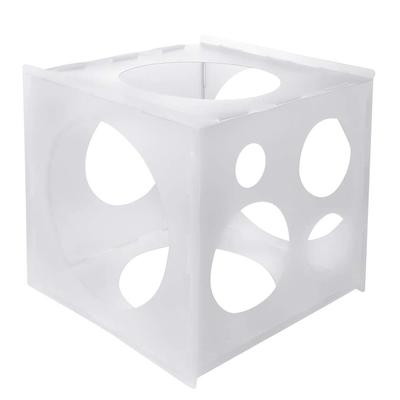 11 děr Box pro měření velikosti balónků Oblouky a sloupy na balónky Nástroj pro měření velikosti balónků Pro výzdobu narozeninové oslavy