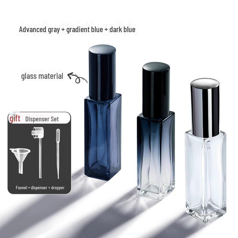 High-End Portable 10ml Glass Perfume Spray Bottle for Travel
