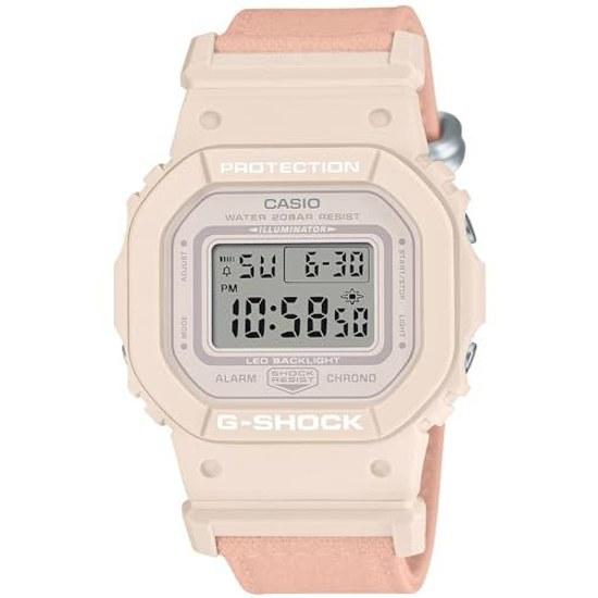 Casio Wristwatch G-Shock Domestic Genuine Product Web Exclusive Mid-size Model FOOD TEXTILE Material Cross Band Biomass Plastic Adopted Mens Pale Pink