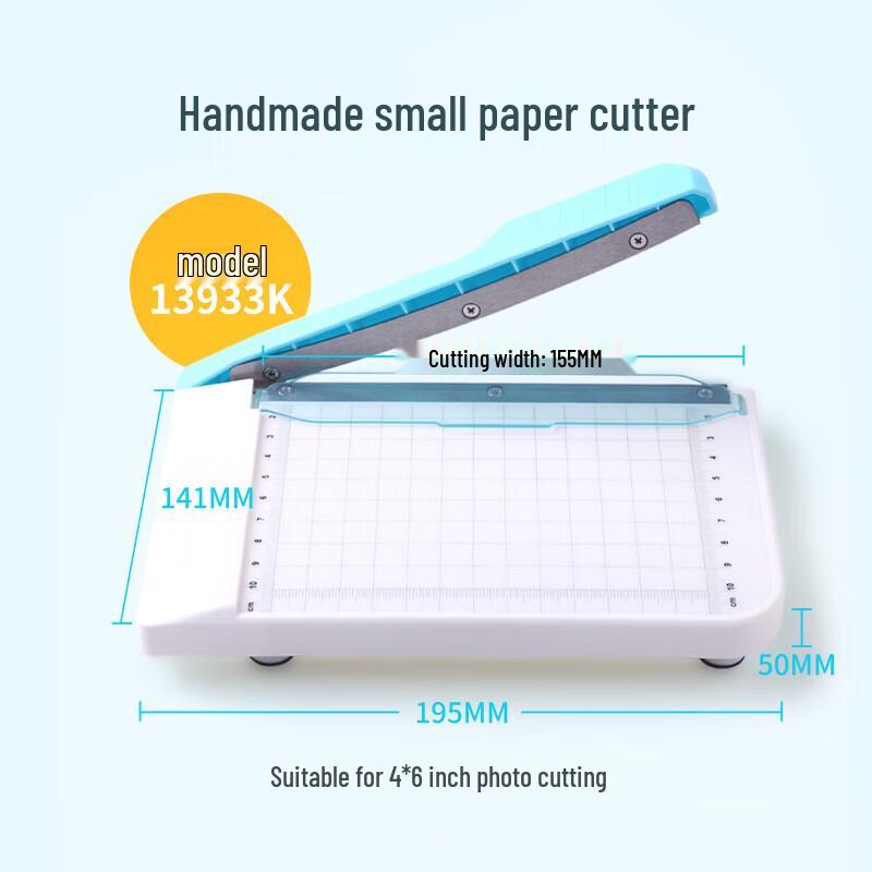 Kediou Mini Manual Paper & Photo Cutter (5-Sheet Capacity)