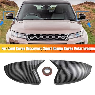 For Land Rover Discovery Sport Range Rover Velar Evoque Car Rearview Side Mirror Cover Wing Cap Exterior Door Housing Shell Trim