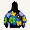 Sweat à capuche unisexe surdimensionné Streetwear Impression 3D Manches longues Pull Haut décontracté Adolescents Adultes
