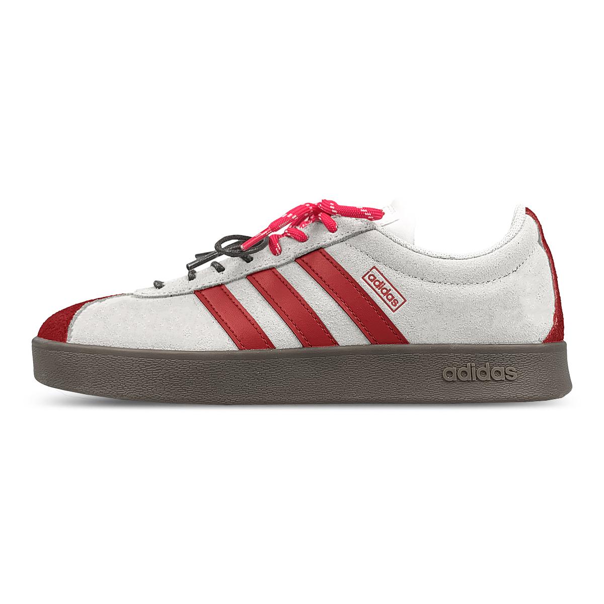 

Adidas Neo Slip Resistant Low top Skateboard Shoes Unisex Gray Red HQ1802(Team116-ad) 35⅔
