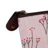 Fashion Mini Wallet Korean Style Card Holder Flower Canvas Coin Purses Zipper Floral Print