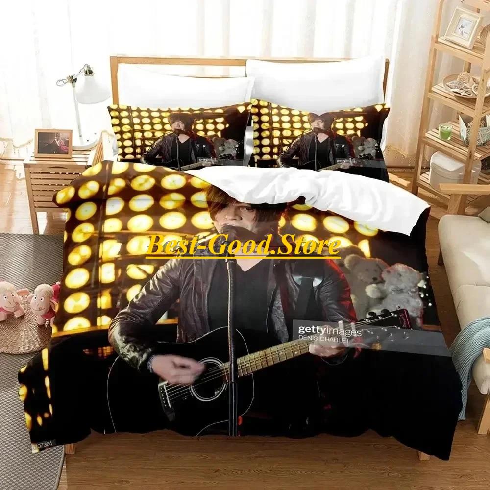 Logo Indochine Rock Bedding Set Duvet Cover Sheet Printed Bed Set Pillowcase Bed Full Queen King Size Comforter Bedroom