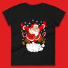 Flying Farting Santa Claus Funny Christmas Womens T Shirt Mens Tops Tees Unisex Christmas Top