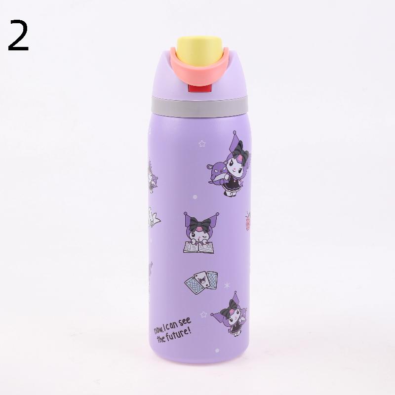 Sanrio Hello Kitty Cartoon 304 Stainless Steel Mymelody Insulated Cup Kuromi Large Capacity Water Cup Outdoor Sports Kettle