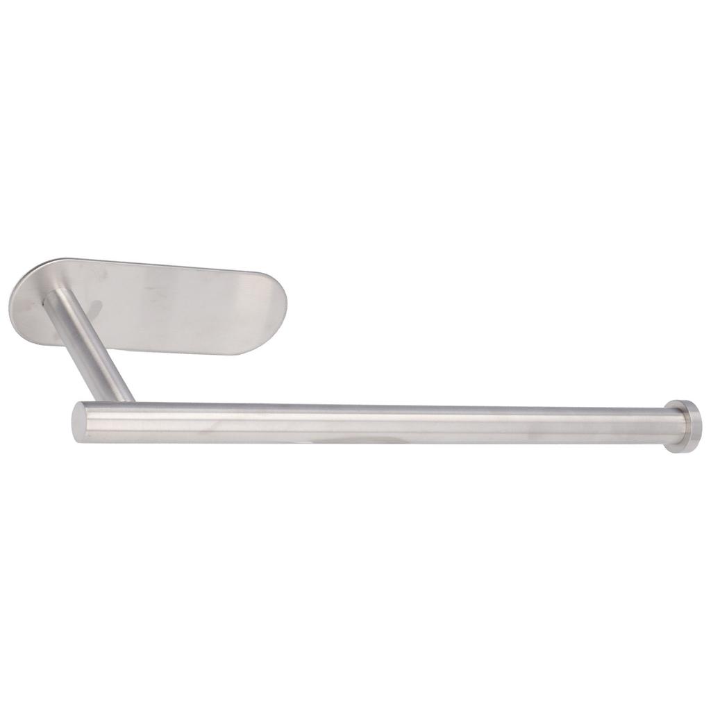 34cm Toilet Paper Holder Large Self Adhesive Wall Mounted Stainless Steel Tissue Stand for Bathroom Kitchen