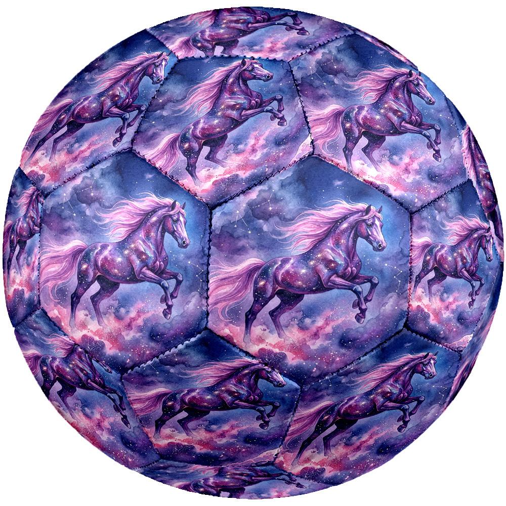 1pc Galactic Horse Dreams Size 5 Soccer Ball Professional Match Training Football Indoor &Outdoor Sports Ball Lightweight Durable c655