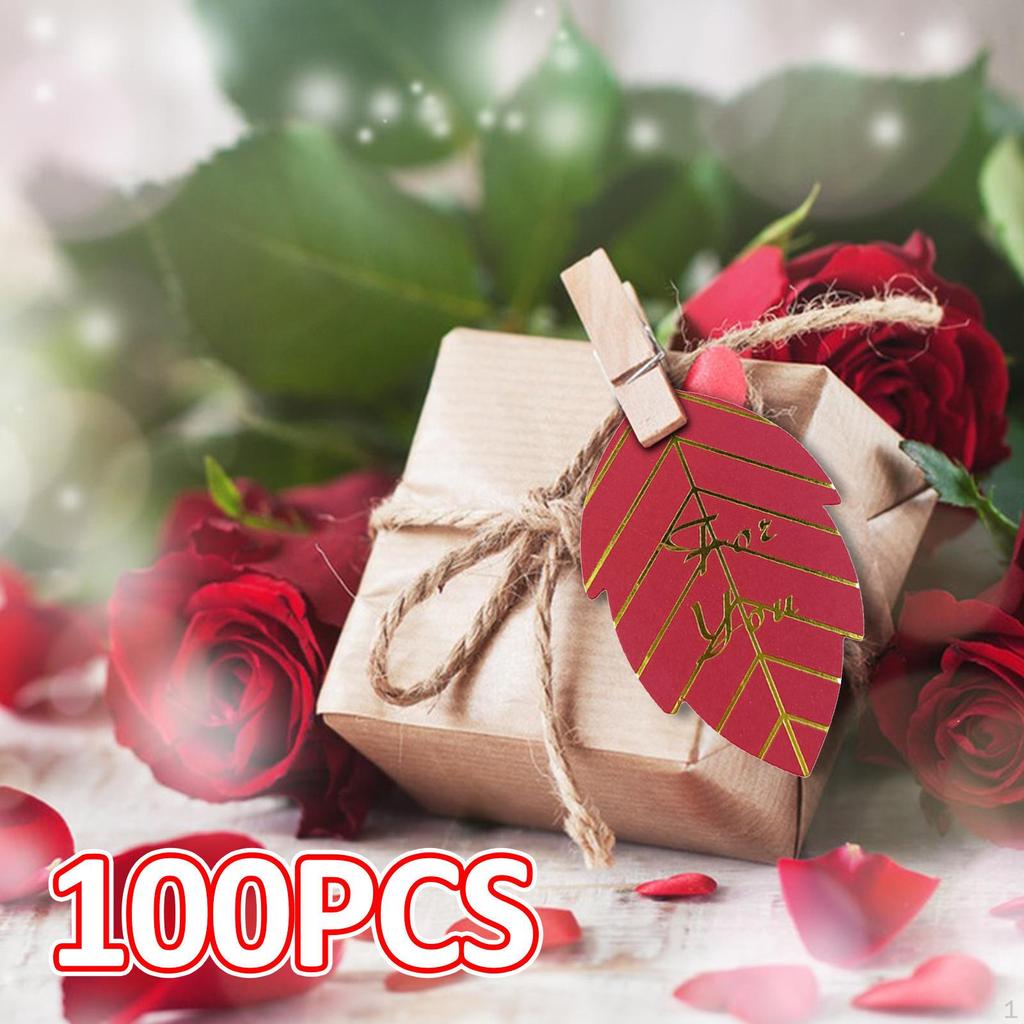 100 Pieces Gift Tags for Paper Creative Hang Hanging Baby Show Favors