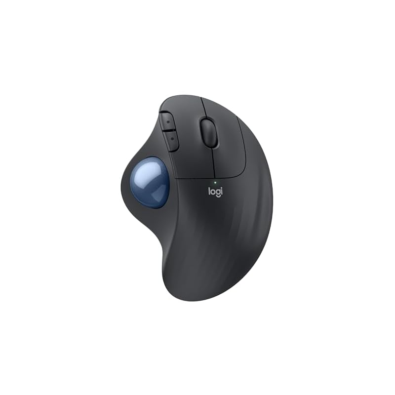 Logitech Silent Wireless Trackball Mouse M575SPGR Bluetooth Logibolt Wireless Windows Mac iPad OS Chrome Trackball Mouse Graphite M575 M575SP