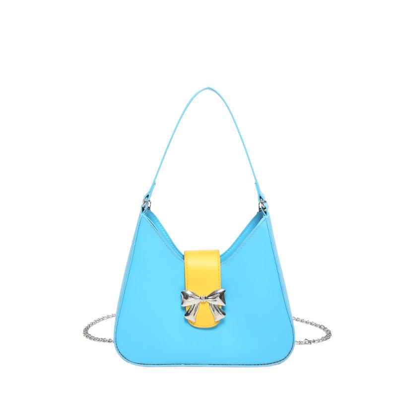 Fashionable Candy Color Handbag Spring New Versatile Ins Niche Commuter Chain Crossbody Bag for Women