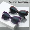 Trendy Large Frame Sunglasses For Women Men Outdoor Oversized Uv Protection Sun Glasses Eyewear Stylish Cat Eye Goggle Shades